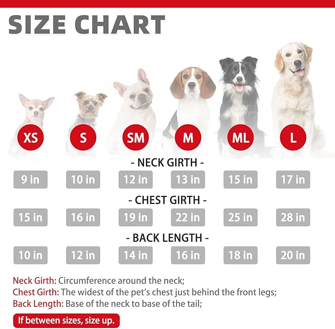 KOOLTAIL Dog Sweater Pet Knitted Clothes-Classic Plaid Pullover Turtleneck Red Fleece Dog Christmas Sweaters with Leash Hole, Thick Warm Dog Winter Clothes for Small Medium Large Dogs Cats Puppy, ML