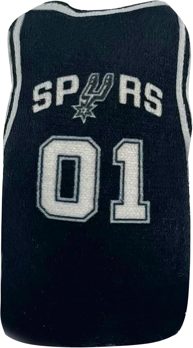 Best Plush CAT Toy - NBA SAN Antonio Spurs Complete Set of 3 Piece Cat Toys Filled with Fresh Catnip. Incl: 1 Jersey Cat Toy, 1 Basketball Cat Toy with Feathers & 1#1 Fan Cat Toy. Beautiful Team Logo