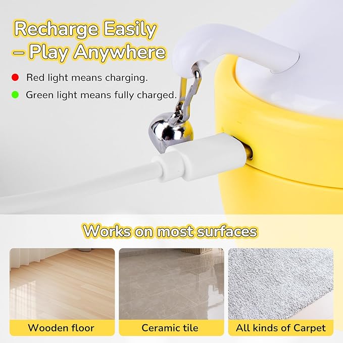 Cat Laser Toy Automatic with Dual Beams, Quiet 35–38dB Rotation, Wobble Base & 3 Modes – Automatic Laser Cat Toy for Indoor Cats and Kittens, Fun Interactive Play