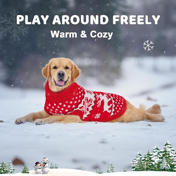 Dog Sweater Small Winter Clothes Sweaters pet Warm Puppy Medium Fleece Soft Turtleneck Pullover Large Girl Frenchie Clothes Puppy Clothes for Small Dogs Girl