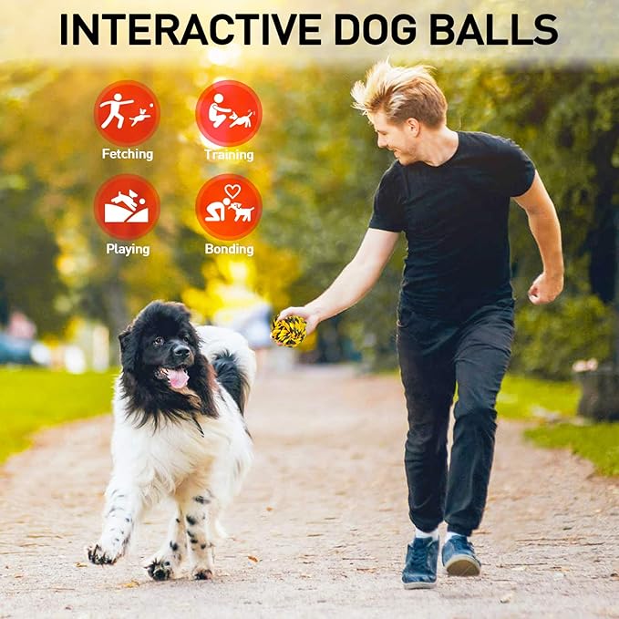 SHARLOVY Dog Toys for Aggressive Chewers, Dog Balls for Large Breeds, Heavy Duty Cotton Rope Chew Toys with Tough Twisted for Medium Breeds, 6 Pack Indestructible Chew Toys