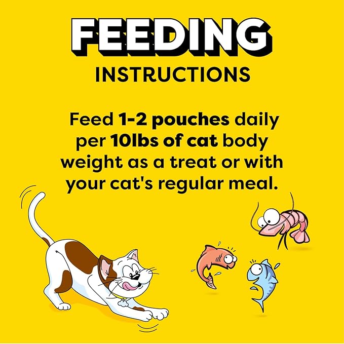 Temptations Creamy Puree Mix-Ups Squeezable Lickable Wet Cat Treats, Tuna Flavor, Salmon Flavor, and Seafood Medley Flavor, 0.42 oz. Tubes, 48 Count