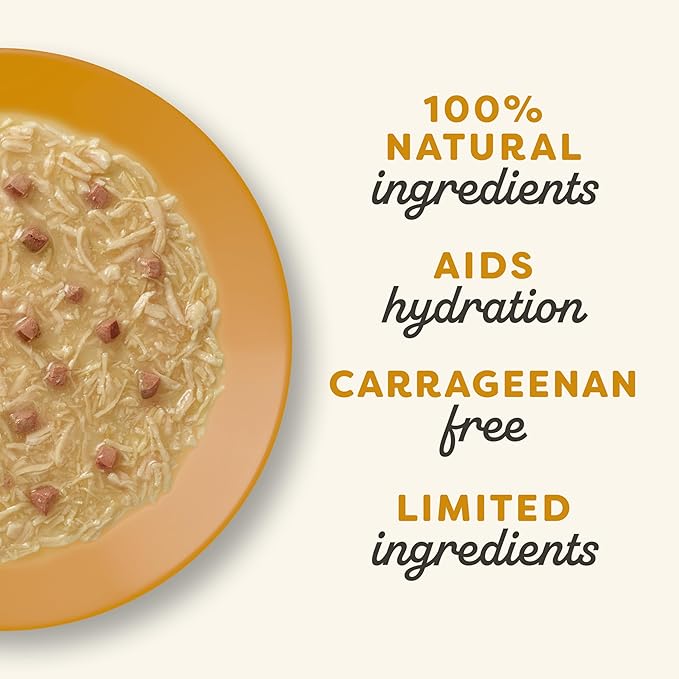 Applaws Natural Wet Cat Food in Gravy, Made with Limited and Natural Ingredients, No Artificial Additives, High Protein, Chicken & Liver in Gravy (24 x 2.47oz Cans)