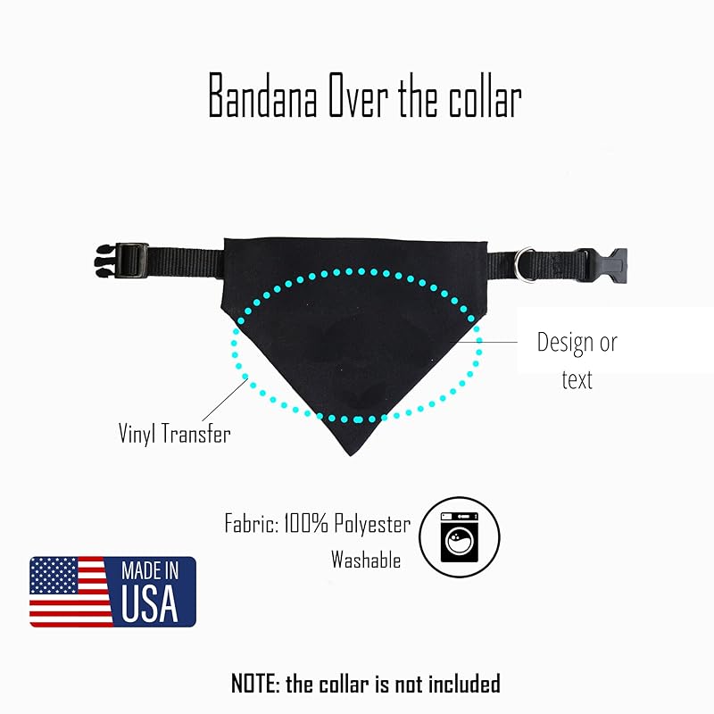 Personalized Dog Bandana Over The Collar Clothes Bandanas Easter For Dogs Spring Birthday Girl Green Boy Plain Large Handkerchief Custom Adopt Me Scarf Size Medium Pet Service Wedding Holiday Big Bro