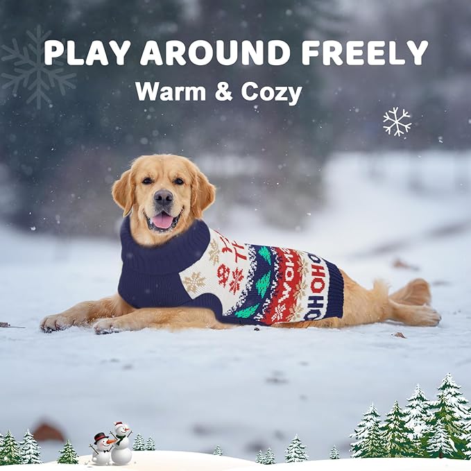 Dog Sweater Small Winter Clothes Sweaters pet Warm Puppy Medium Fleece Soft Turtleneck Pullover Large Girl Frenchie Clothes Puppy Clothes for Small Dogs Girl