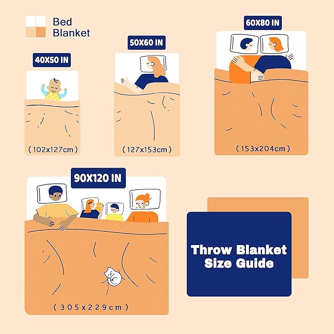 Cat Blanket Funny Gift for Girl Boys Kids Soft Flannel Throw Comfy Cozy Blankets for Teen Birthday Bed Sofa-50"x60"