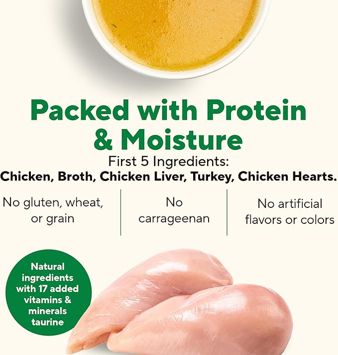 Dave's Pet Food Grain Free Wet Canned Cat Food Pate(Chicken), Made in USA Naturally Healthy, Wheat & Gluten-Free, 12.5 oz Cans (12 Pack)