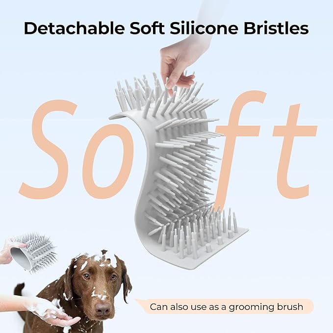 DOGNESS W01 Automatic Dog Paw Cleaner for Small to Medium Dogs (White)