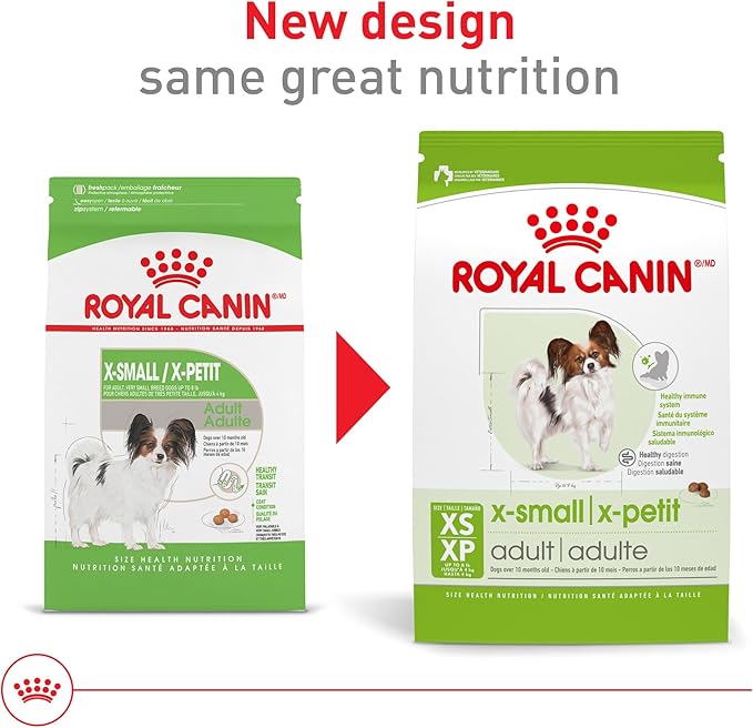 Royal Canin Size Health Nutrition X-Small Adult Dry Dog Food, 14 lb Bag