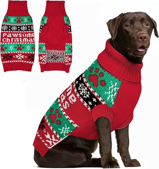 Dog Sweater Small Winter Clothes Sweaters pet Warm Puppy Medium Fleece Soft Turtleneck Pullover Large Girl Frenchie Clothes Puppy Clothes for Small Dogs Girl