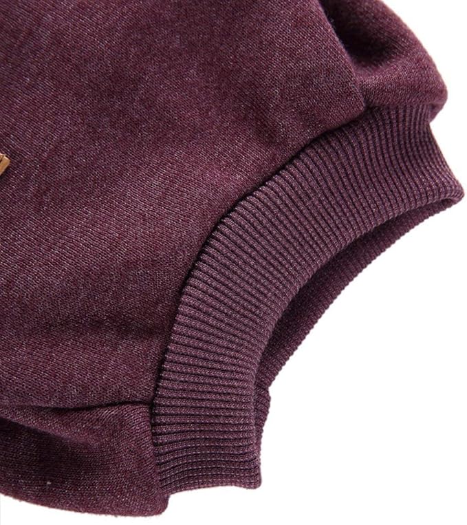 Jecikelon Dog Clothes Dogs Sweater Soft Puppies Clothing Winter Puppy Sweaters Warm Outfit for Dogs Small XXS XS Cat Apparel (Brown, L)