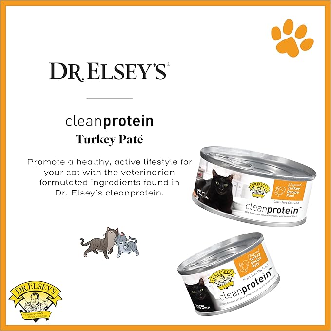Dr. Elsey's cleanprotein Original Turkey Recipe Wet Cat Food 2.75 oz