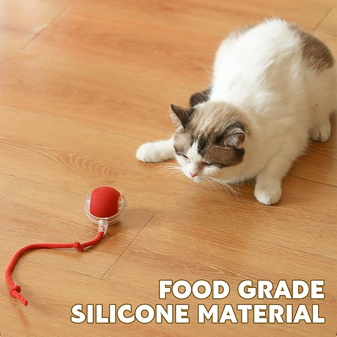 Chewie Viral 360 Smart Automatic Rolling Pet Ball - Interactive Dog & Cat Toy (Green)