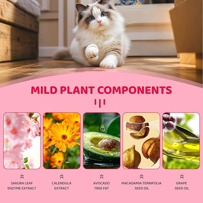 Paw Cleaner for Dogs & Cats, No-Rinse Foam Dog paw Cleaner with Silicone Brush, Gentle Natural Formula, Moisturizes & Cleans Dirty Paws, Safe for Licking, 6.7oz