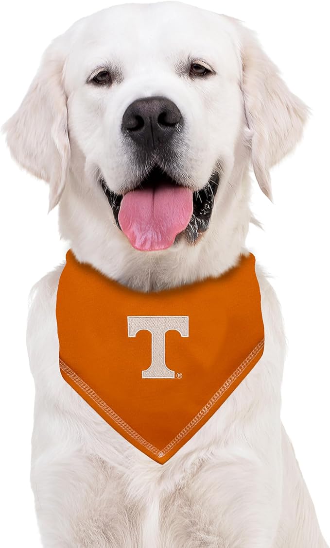 Pets First NCAA Tennessee Volunteers TIE Bandana, Size Large/X-Large. Dog Bandana Scarf Bib for Pet Cat Dog. The Ultimate Game-Day, Party Bandana