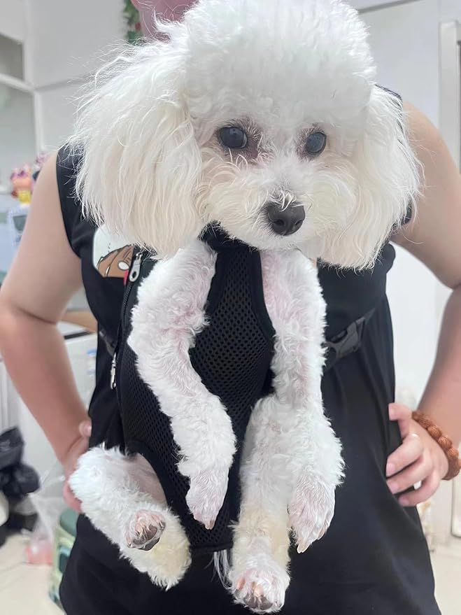 Pet Carrier Backpack - Adjustable Pet Front Cat Dog Carrier Backpack Travel Bag,Legs Out,Easy-Fit for Traveling Hiking Camping for Small Medium Dogs Cats Puppies. (Deep Purple, Small)