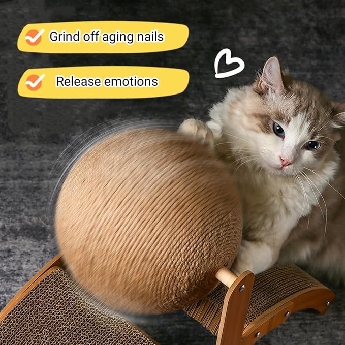 Scratch pad for Cats，cat Scratching Post，Cardboard cat Scratcher，Kitten Scratcher，sisal cat Scratching Board，cat Scratch pad-FANJUN-AMTECH (L)