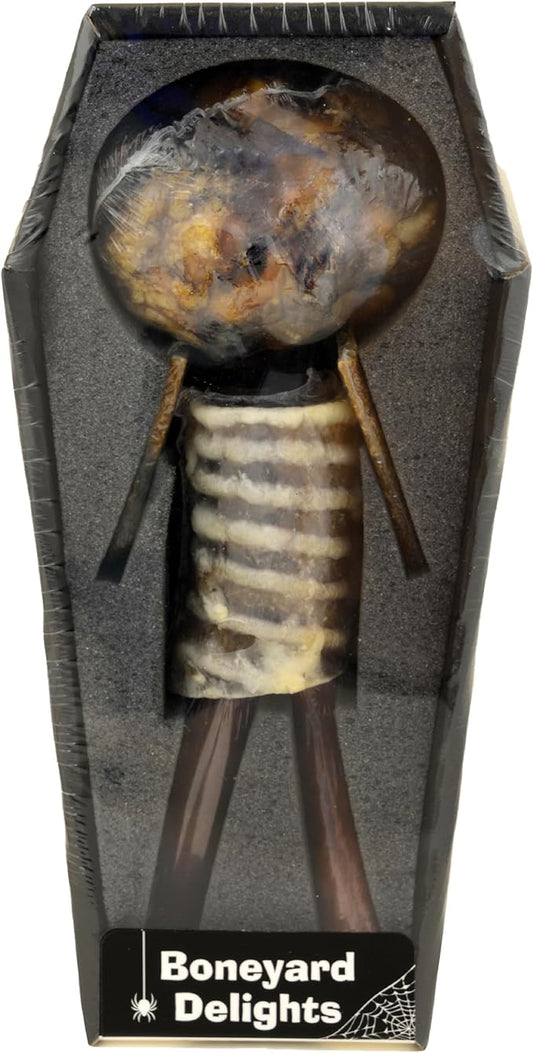 RIP Variety Coffin Box containing 1 Knee Cap, 1 Small Beef Tube, 2 pcs Chicken Blend Links, 2 pcs Chicken Blend Jerky (4.2oz/119.07g)