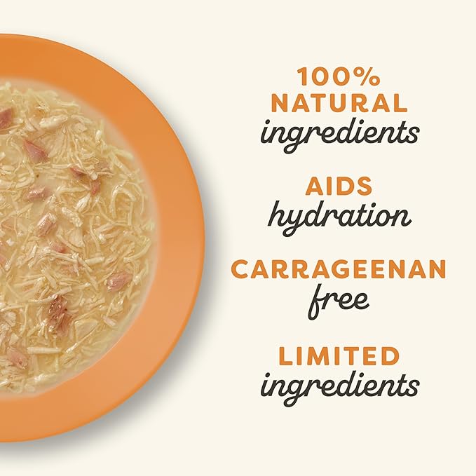 Applaws Natural Wet Cat Food in Gravy, Made with Limited and Natural Ingredients, No Artificial Additives, High Protein, Chicken & Tuna in Gravy (24 x 2.47oz Cans)