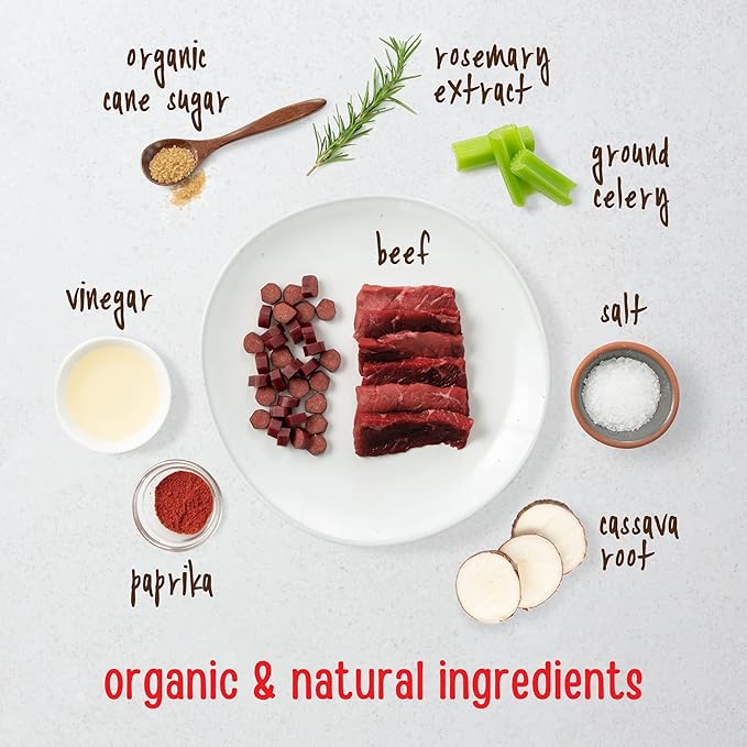 Full Moon All Natural Human Grade Dog Treats, Essential Beef Savory Bites, 14 Ounce (Pack of 2)