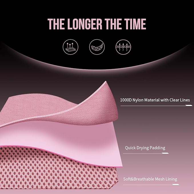 OneTigris Tactical Dog Harness Vest,No-Pull Service Dog Vest with Hook & Loop Panels,Adjustable Dog Vest Harness for Walking Hiking Training(Pink,L)