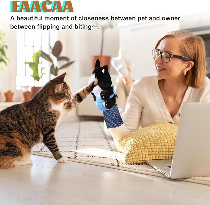 Cat Wrestling Toy Puppet, Essential Cat Wrestling Gloves for Pet Lovers, Cat Ragdoll Wrestler with Tough Padding, Safe and Fun Interactive Game to Relieve Boredom