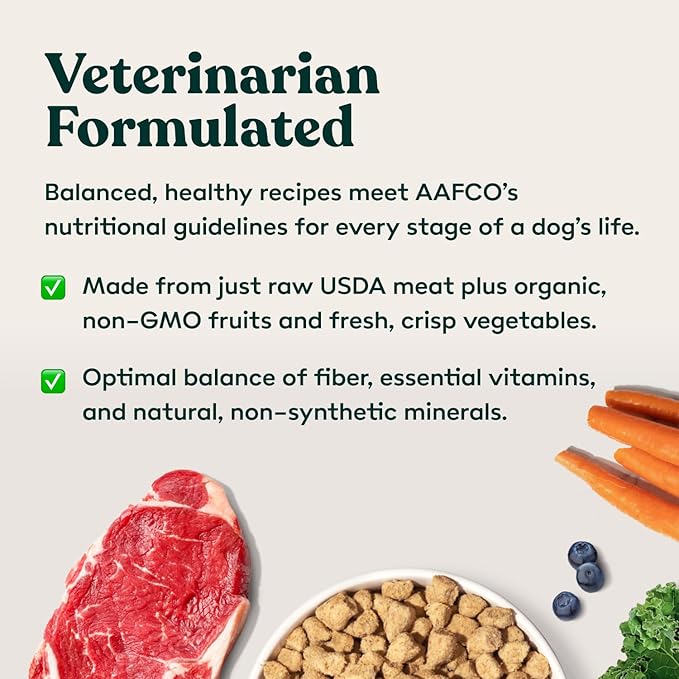 Little Hunter Freeze Dried Fresh Raw Chicken Recipe - Picky Eater-Approved Limited Ingredient Dog Food for All Stages - High Protein, Small Batch, Grain Free, 15 oz