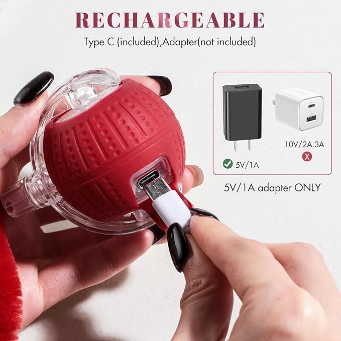 NVTED 2 PCS Interactive Cat Toys for Indoor Cats, Fast Rolling on Carpet Flash and Motion Activated Cat Balls for Bored Indoor Cats