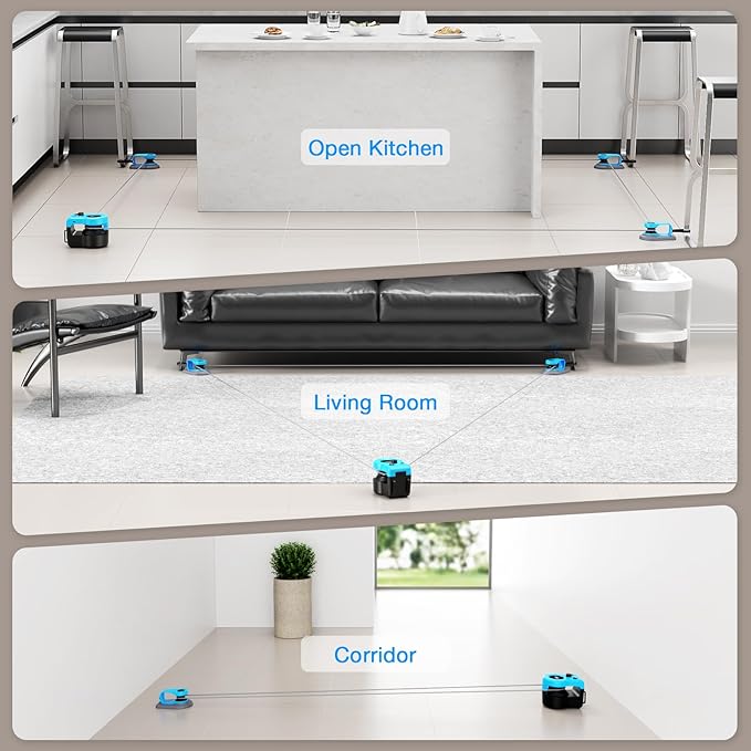 Pet Deluxe Interactive Cat Toy for Indoor Cats, Auto/Remote Control DIY Cat Mouse Hunting Treadmill Keep Bored Kitten Puppy Entertained to Chase, Feather Toy to Exercise-Sky Blue