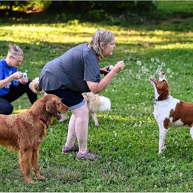 Puppy Love Bubbles, Bacon Scented Bubbles 4oz. Bottle-2 Pack in Bacon Flavor for Dogs