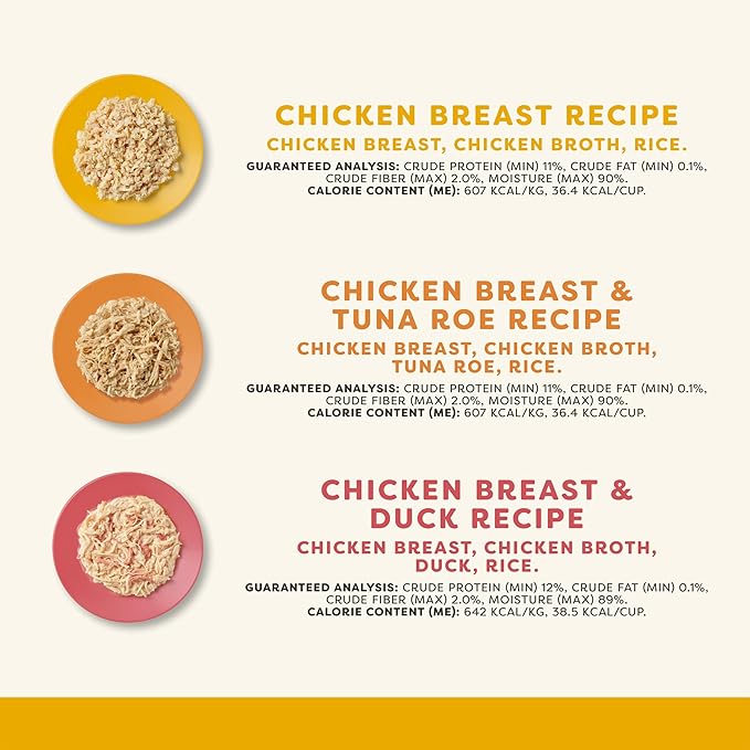 Applaws Natural Wet Cat Food, 8 Count, Limited Ingredient Cat Food Pots, Chicken Variety Count in Broth, 2.12oz Pots