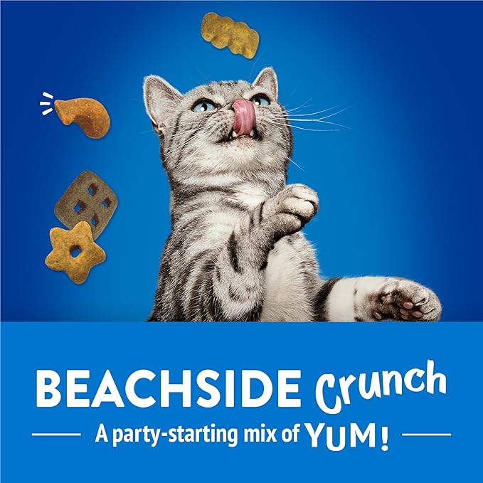 Purina Friskies Cat Treats, Party Mix Beachside Crunch - 20 oz. Pouch