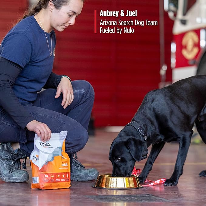 Nulo Frontrunner Ancient Grains High-Protein Dog Food, Turkey, Trout & Spelt Recipe- Natural Dry Dog Food with Probiotics, Grain-Inclusive Kibble for Adult Dogs, 5 lb Bag