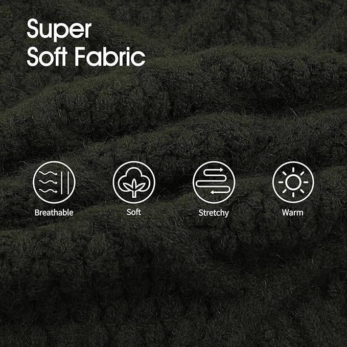 IECOii Dog Sweater Large Size Dog,Large Dog Sweater For Male Female Dogs,Neutral Thick Warm Dog Sweater,Xl Dog Sweater For Christmas Thanksgiving Halloween,Beagle Corgi Large Dog Sweater,Army-Green-XL