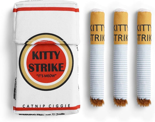 Nocciola 3 Pack Catnip Toys for Cats, Funny Cat Toys Filled with 100% Pure Organic Catnip, Safe Kitten Teething Chew and Kicker Toys, Stress Relieving Fun for Indoor Cats