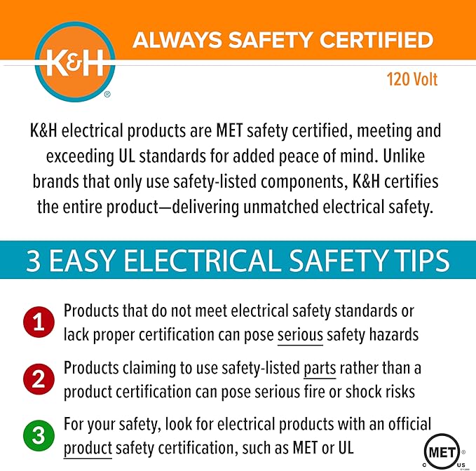 K&H Pet Products Pet Bed Warmer, Turn Any Pet Bed Into a Heated Cat or Dog Bed, Waterproof Indoor Heated Warming Pad Insert, Automatic Temperature, Safety Listed - Extra-Large 26.5 X 16.75in Gray