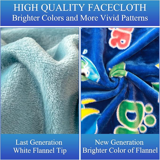 Glow in The Dark Dinosaur Blanket Gifts for 1-10 Year Old Boys Girls ,Dino Soft Kids Blankets,Dino Party Blankets,Luminous Toys Birthday Christmas Halloween Thanksgiving Easter Gifts,60 x 50in