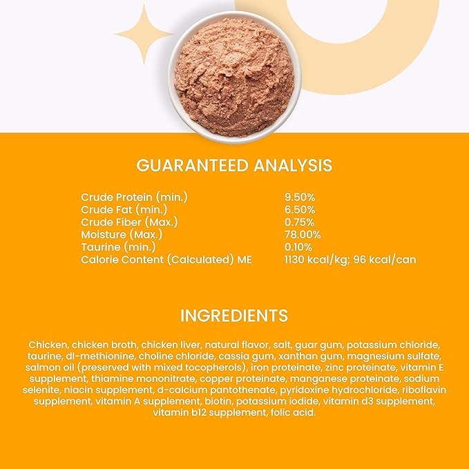 I and love and you Wet Cat Food - Chicken Me Out Pâté - Chicken Recipe, Grain Free, Filler Free, 3oz Pack of 24 Cans