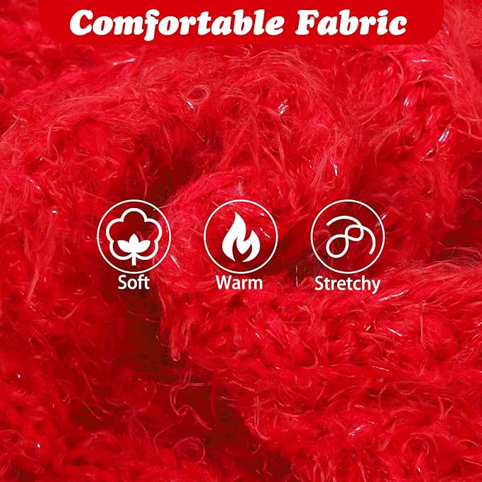 Turtleneck Small Dog Sweaters - Classic Cable Knitwear Winter Coat for Small Medium Dogs Male Female Puppy Dog Cold Weather Clothes Girls Boys, Red, S/M