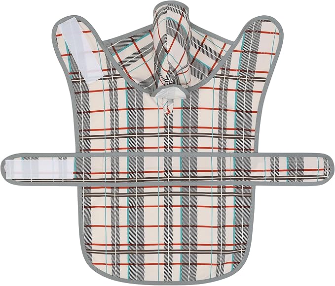 Dog Raincoat Hooded,Waterproof Rain Coat for Dogs with Adjustable Belly Strap,Reflective Strips, Lightweight Slicker Poncho Rain Jacket for Small Medium Large Dogs