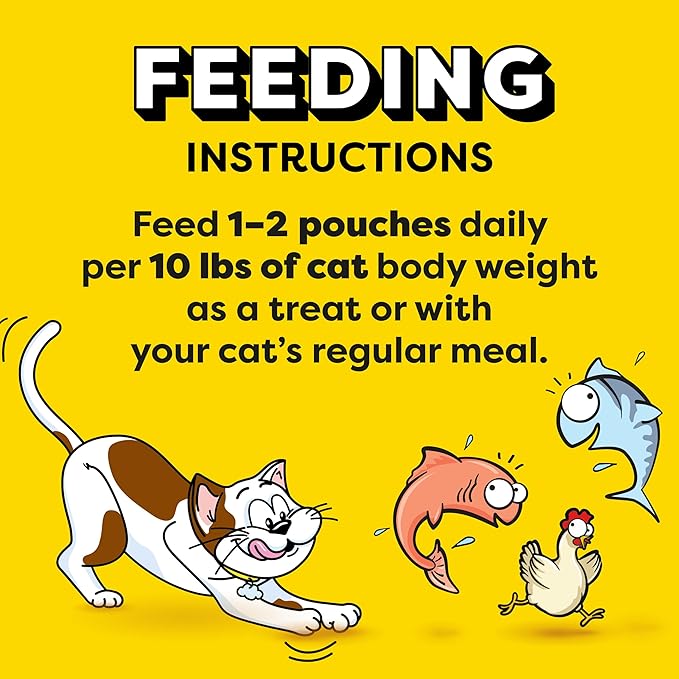 Temptations Creamy Puree Variety Pack of Squeezable Cat Treats, 0.42 oz. Tubes, 24 Count