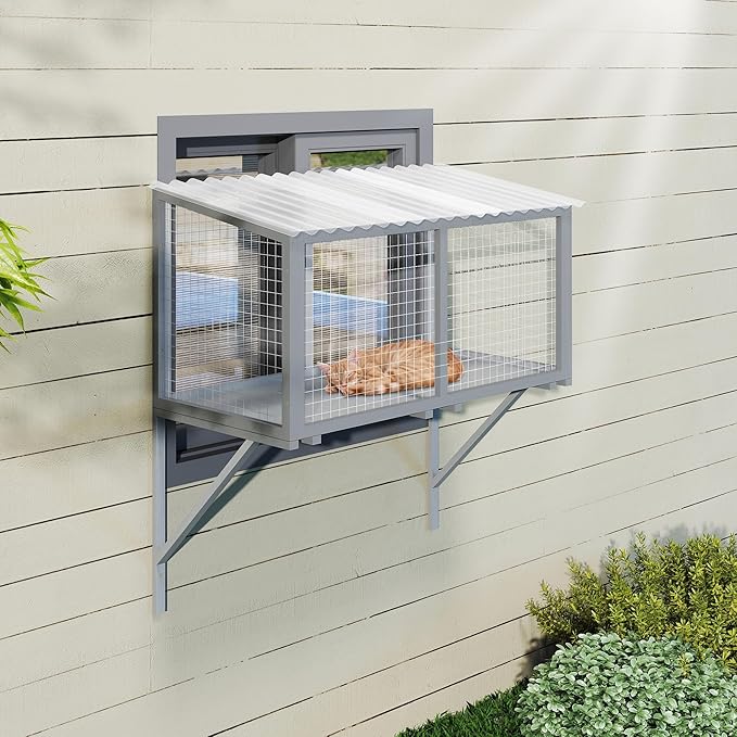 COZIWOW Creating a Catio Paradise: Integrating Outdoor Cat Enclosures, Window Perches, and Wall Furniture for The Ultimate Cat Patio