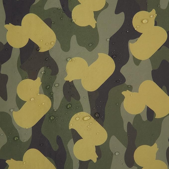 Dog Raincoat for Medium Dogs Waterproof Hooded Rain Jacket with Reflective Strips Leash Hole & Poncho Adjustable Fit (CamoDuck,L)