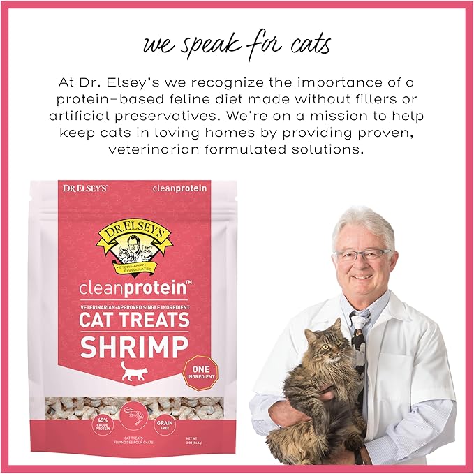 Dr. Elsey's® Freeze-Dried Shrimp Cat Treats 2 oz.