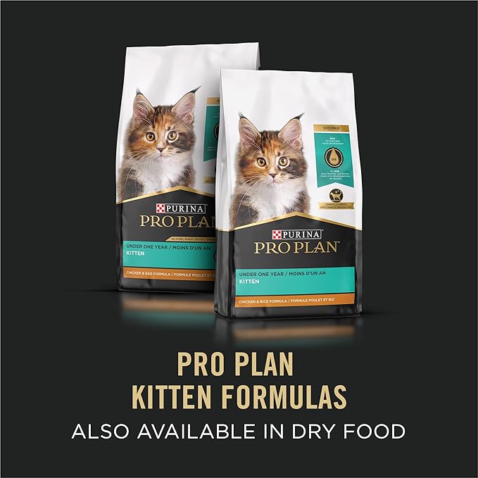 Purina Pro Plan Grain Free Wet Kitten Food Pate, DEVELOPMENT Chicken & Liver Entree - (Pack of 24) 3 oz. Pull-Top Cans