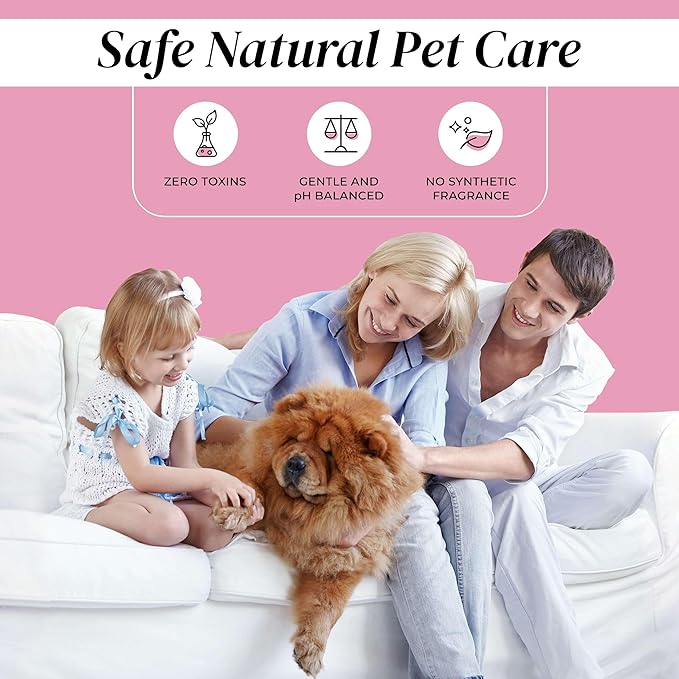 Dog Paw Cleaner - 5.1 Fl Oz of Alcohol Free Paw Cleansing Spray - Made with Rosewater, Aloe, Copaiba Oil, and Lemongrass Oil to Nourish and Clean Paws - Made in The USA