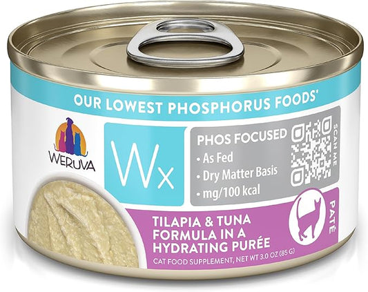 Weruva Wx Phos Focused Natural Wet Cat Food, Our Lowest Phosphorus Formulas