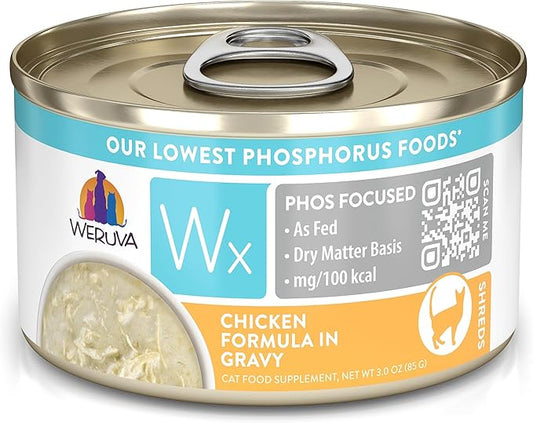 Weruva Wx Phos Focused Natural Wet Cat Food, Our Lowest Phosphorus Formulas