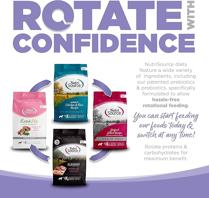 NutriSource Grain Free Dry Puppy Food for Small and Medium Breeds, Turkey, Whitefish and Menhaden Fish Meal, 26LB