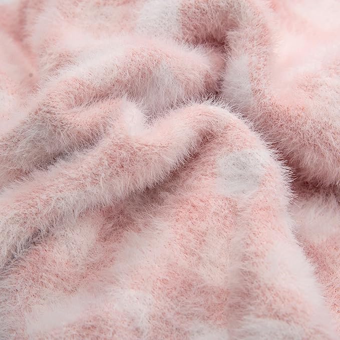 Dog Sweater - 2, 3 Pack Warm Soft Pet Clothes for Puppy, Cat, Dog - Girl or Boy - Winter Christmas (Pink, Medium)